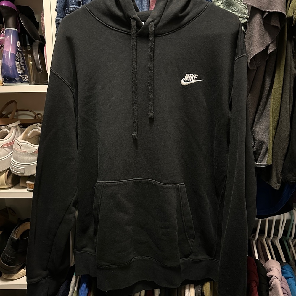 Nike Black Sweatshirt Classic Pullover Hoodie